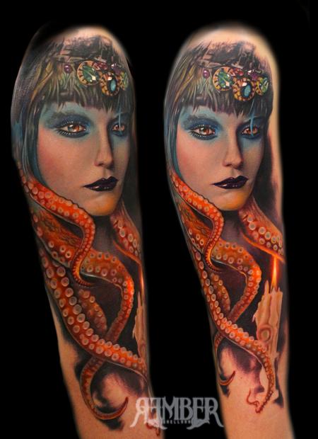 Octopus tattoo with woman Top 30